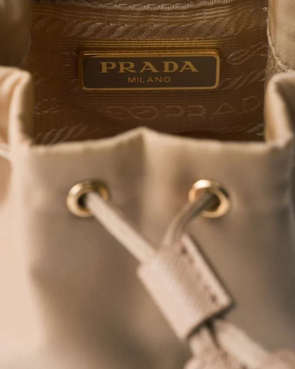 Bag Charms And Keychains*Prada Mini Icon Re-Nylon bag charm Camel