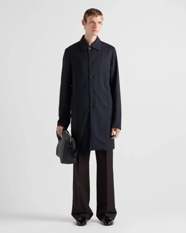 Trousers And Bermudas*Prada Mohair wool trousers Ebony