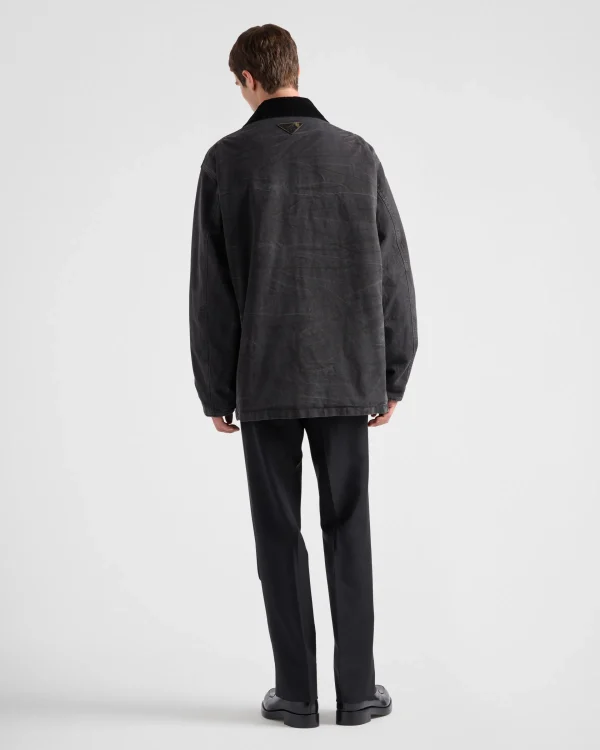 Trousers And Bermudas*Prada Mohair wool trousers Black