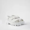 Sandals*Prada Monolith nappa leather sandals White