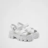 Sandals*Prada Monolith rubber sandals White