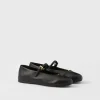 Pumps And Ballerinas*Prada Nappa leather ballerinas Black