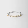 Jewels*Prada Nappa leather bracelet White