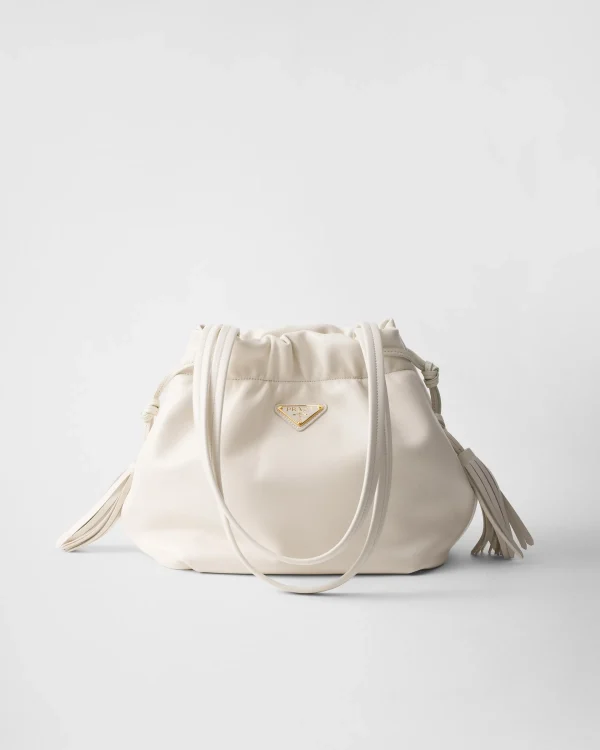 Totes | Totes*Prada Nappa leather shoulder bag White