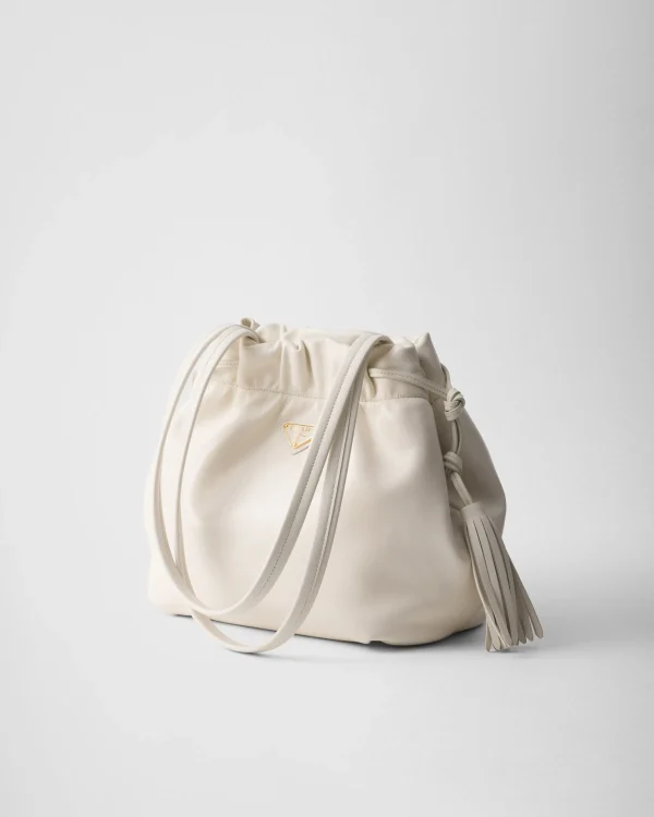 Totes | Totes*Prada Nappa leather shoulder bag White