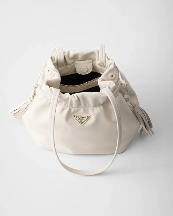 Totes | Totes*Prada Nappa leather shoulder bag White