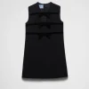 Dresses*Prada Natté mini-dress Black