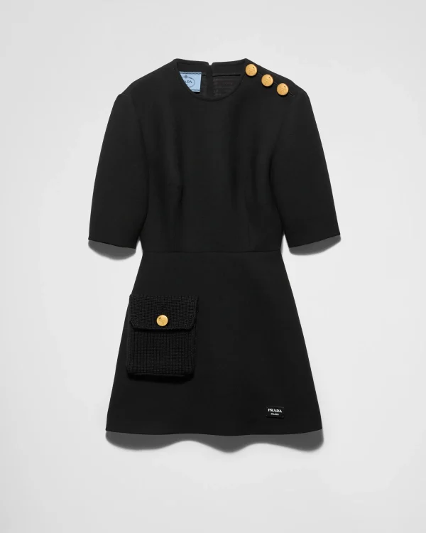 Dresses*Prada Natté minidress Black