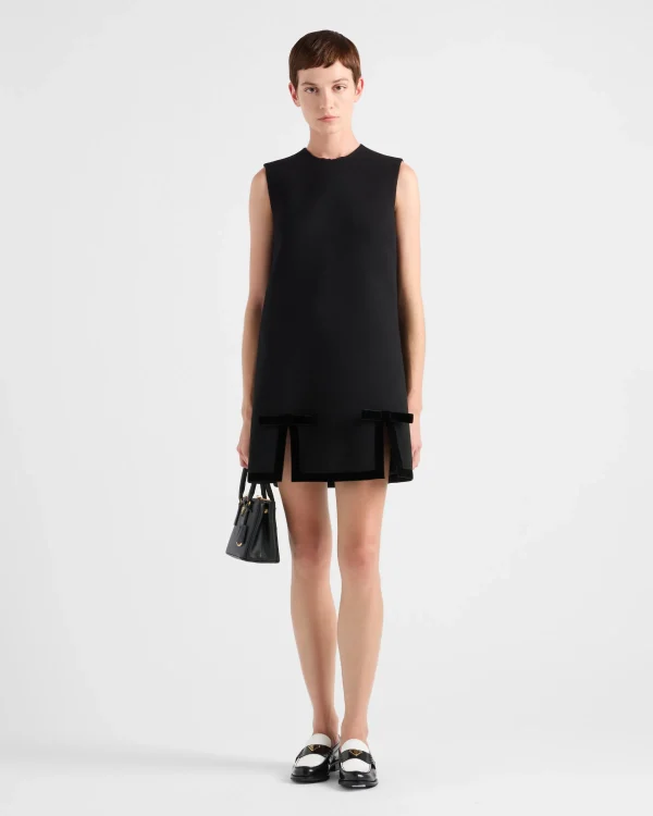 Dresses*Prada Natté mini-dress Black