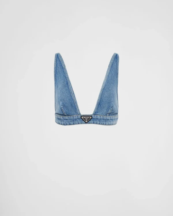 Denim*Prada Organic denim top Navy