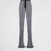 Trousers And Shorts*Prada Organza pants Black