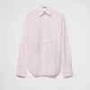 Shirts And Tops*Prada Oxford cotton shirt Pink