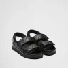 Sandals*Prada Padded nappa leather sandals Black