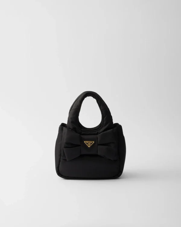 Mini Bags | Mini Bags*Prada Padded Re-Nylon mini-bag with bow Black