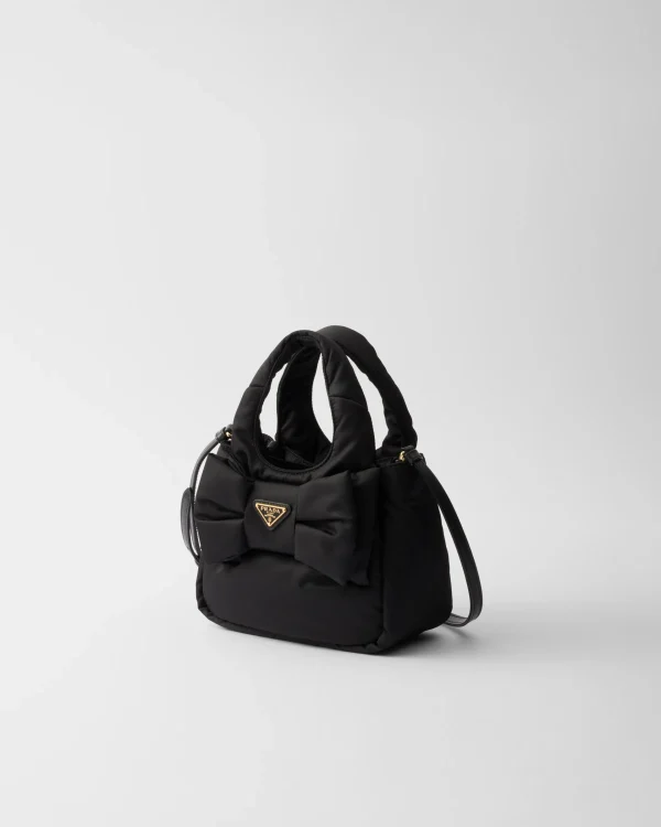 Mini Bags | Mini Bags*Prada Padded Re-Nylon mini-bag with bow Black