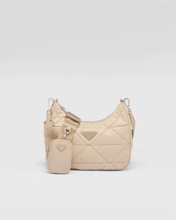 Shoulder Bags | Shoulder Bags*Prada Padded Re-Nylon shoulder bag Desertbeige