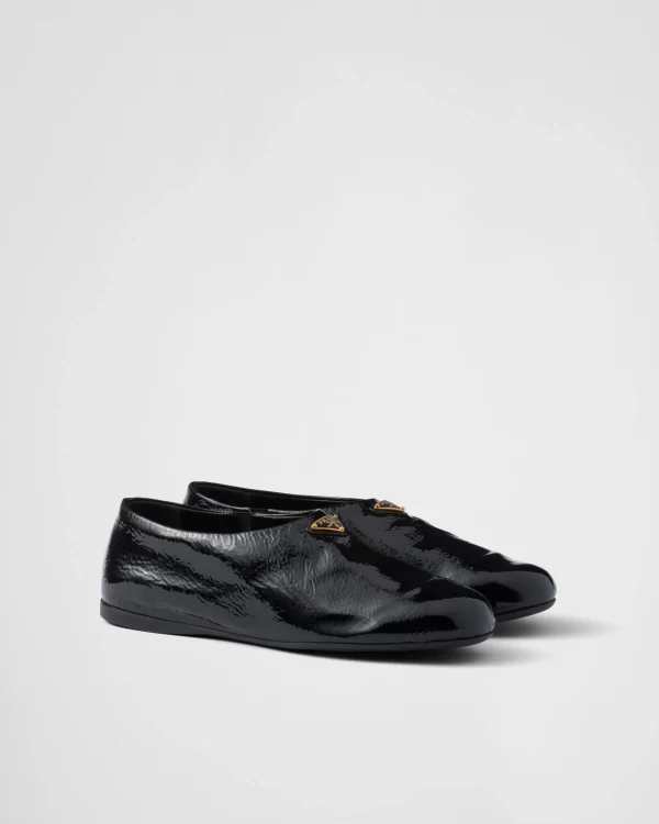 Pumps And Ballerinas*Prada Patent leather ballerinas Black