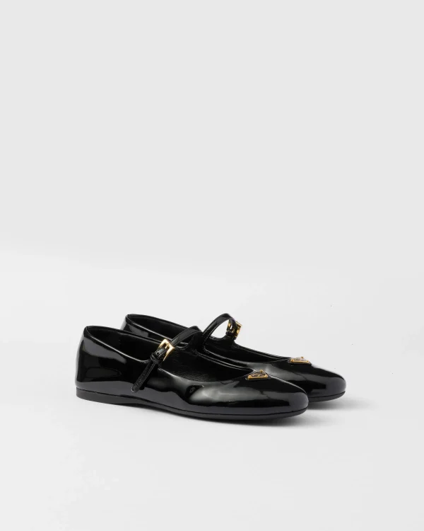 Pumps And Ballerinas*Prada Patent leather ballerinas Black