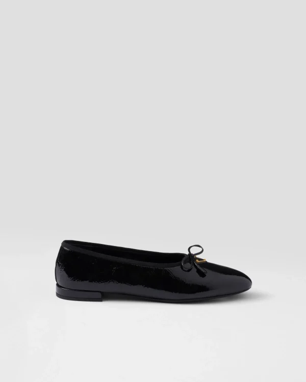 Pumps And Ballerinas*Prada Patent leather ballerinas Black