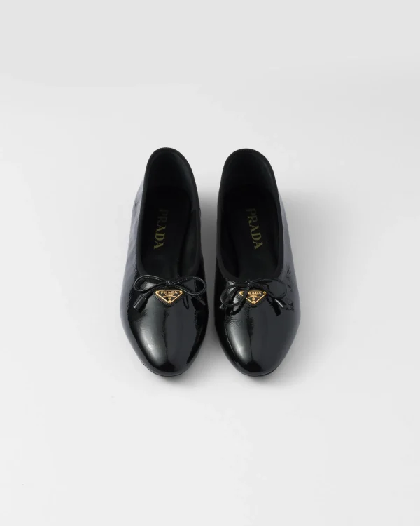 Pumps And Ballerinas*Prada Patent leather ballerinas Black