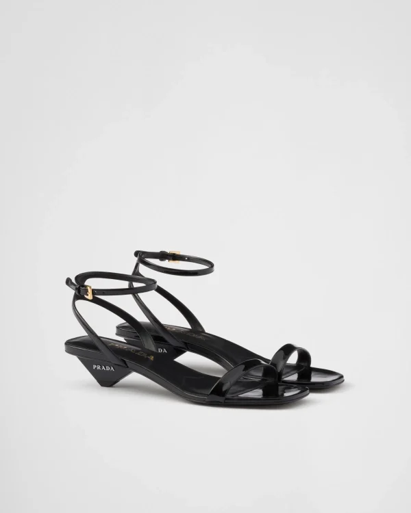 Sandals*Prada Patent leather sandals Black