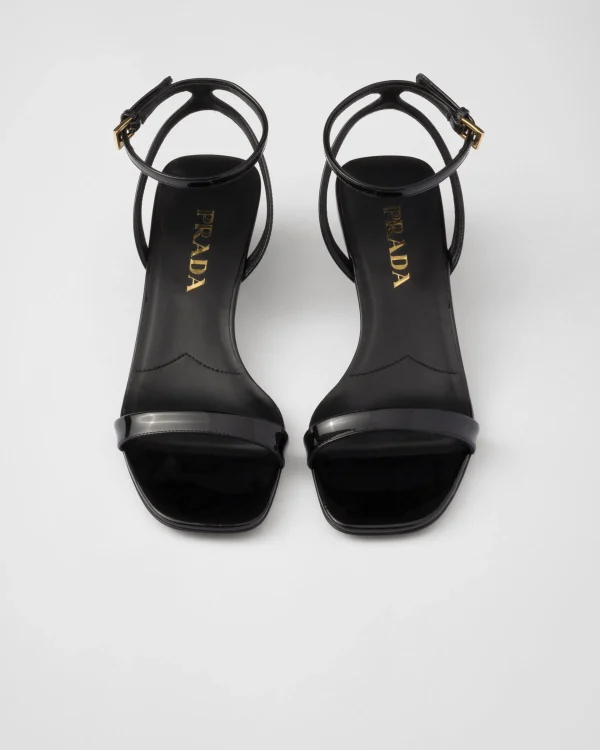 Sandals*Prada Patent leather sandals Black