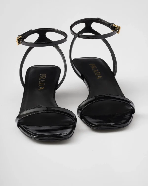 Sandals*Prada Patent leather sandals Black