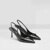 Pumps And Ballerinas*Prada Patent leather slingback pumps Black