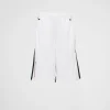 Men's Collection*Prada Piqué Bermudas with tape seams White