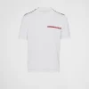 Men's Collection*Prada Piqué T-shirt White