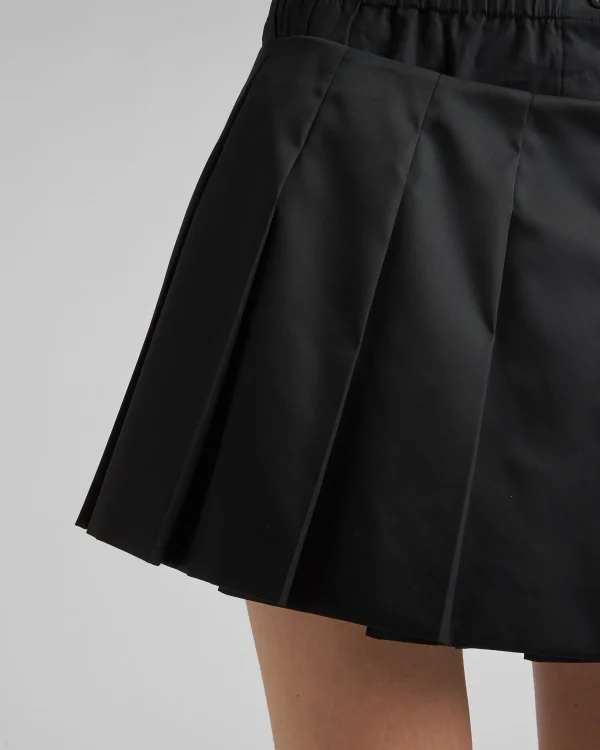 Skirts*Prada Pleated Re-Nylon miniskirt Black