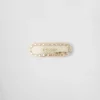 Headbands And Hair Accessories*Prada Plex Hair Clip Ivory