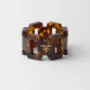 Jewels*Prada Plexiglas bracelet Honey/tortoiseshell