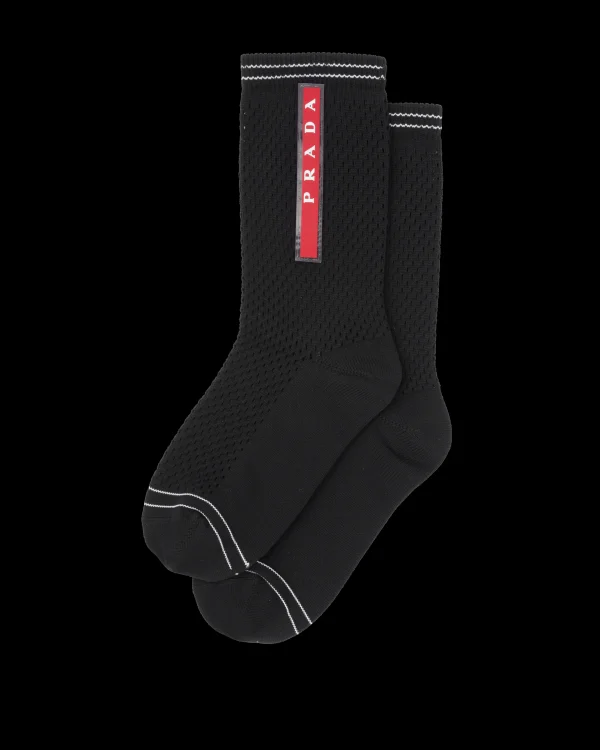 Women's Collection*Prada Polyester socks Black