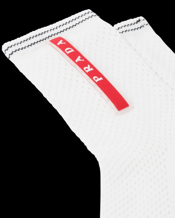 Women's Collection*Prada Polyester socks White