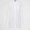 Dresses*Prada Poplin mini shirtdress White