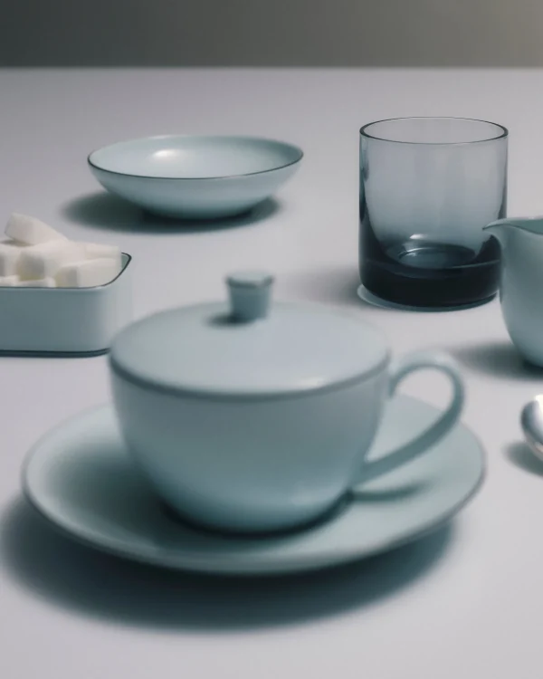 Tea And Coffee*Prada Porcelain cappuccino cup - Celadon Celadonlightblue