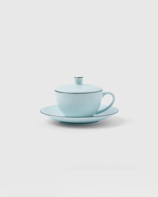 Tea And Coffee*Prada Porcelain espresso cup - Celadon Celadonlightblue