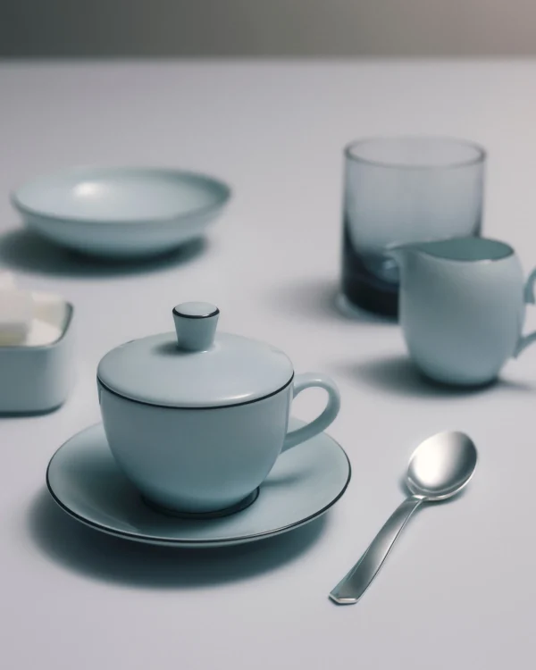 Tea And Coffee*Prada Porcelain espresso cup - Celadon Celadonlightblue