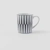 Tea And Coffee*Prada Porcelain mug - Stripes White/black