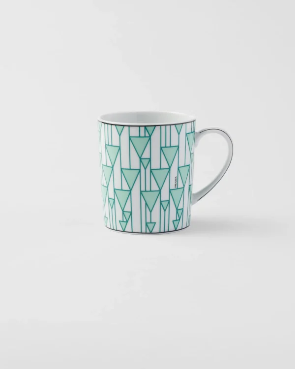 Tea And Coffee*Prada Porcelain mug - Vienna Green