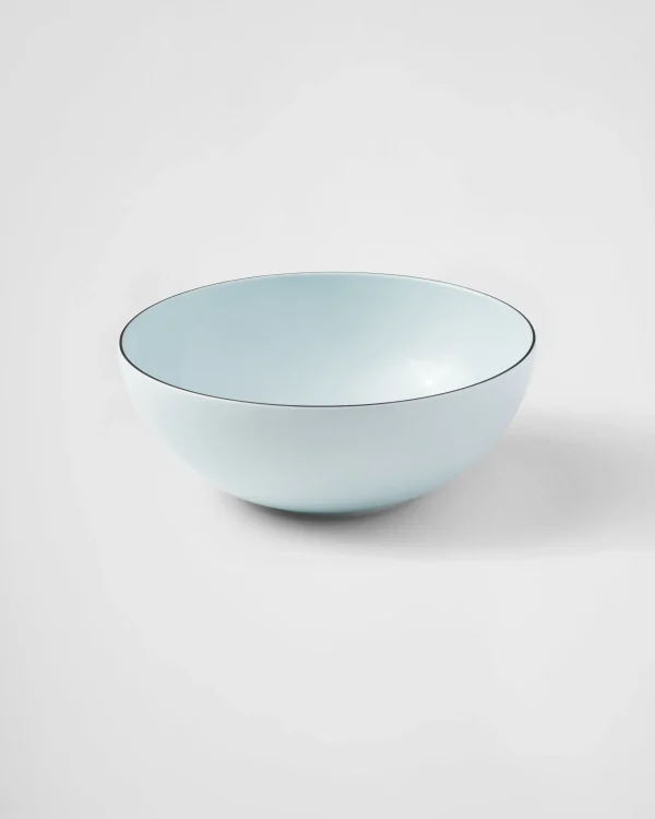 Plates And Bowls*Prada Porcelain salad bowl - Celadon Celadonlightblue