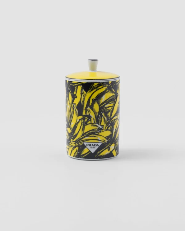 Scented Candles And Decorative Objects*Prada Porcelain scented candle - Banana Yellow