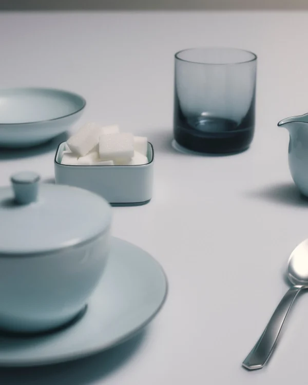 Tea And Coffee*Prada Porcelain sugar bowl - Celadon Celadonlightblue