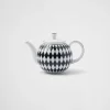 Tea And Coffee*Prada Porcelain teapot - Checkerboard White/black