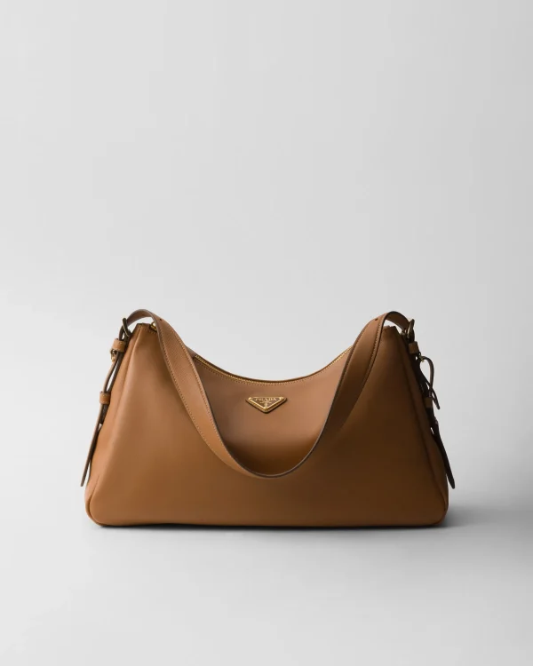 Shoulder Bags | Shoulder Bags*Prada Aimée large leather shoulder bag Caramel