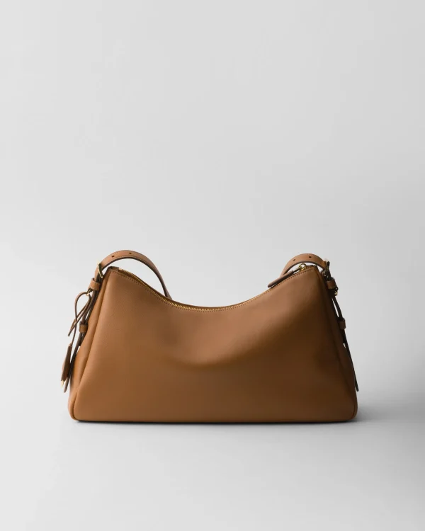 Shoulder Bags | Shoulder Bags*Prada Aimée large leather shoulder bag Caramel