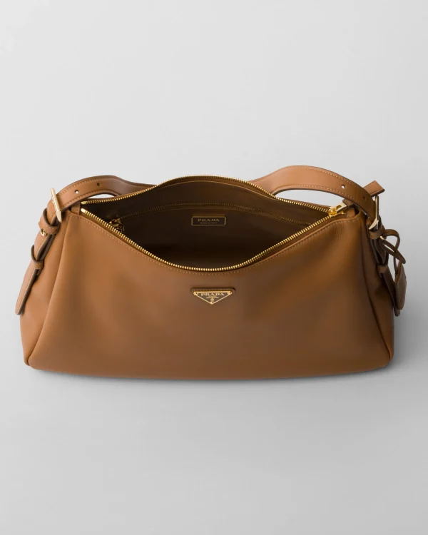 Shoulder Bags | Shoulder Bags*Prada Aimée large leather shoulder bag Caramel