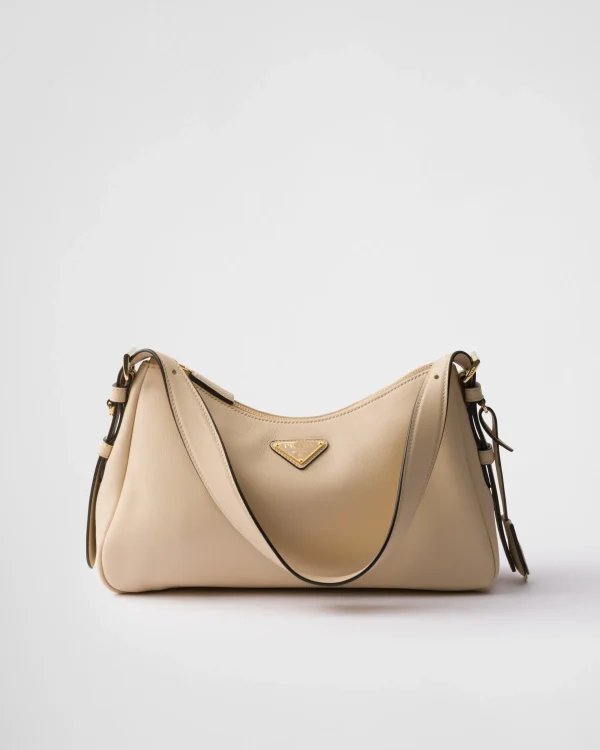 Shoulder Bags | Shoulder Bags*Prada Aimée medium leather shoulder bag Travertine