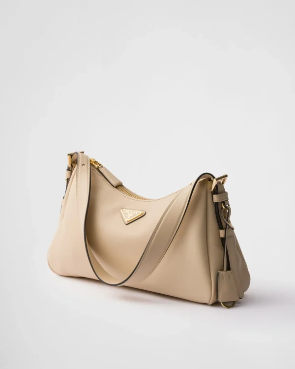 Shoulder Bags | Shoulder Bags*Prada Aimée medium leather shoulder bag Travertine